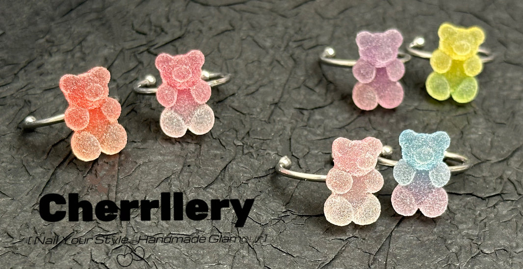 image Fluffy Bear Ring Set