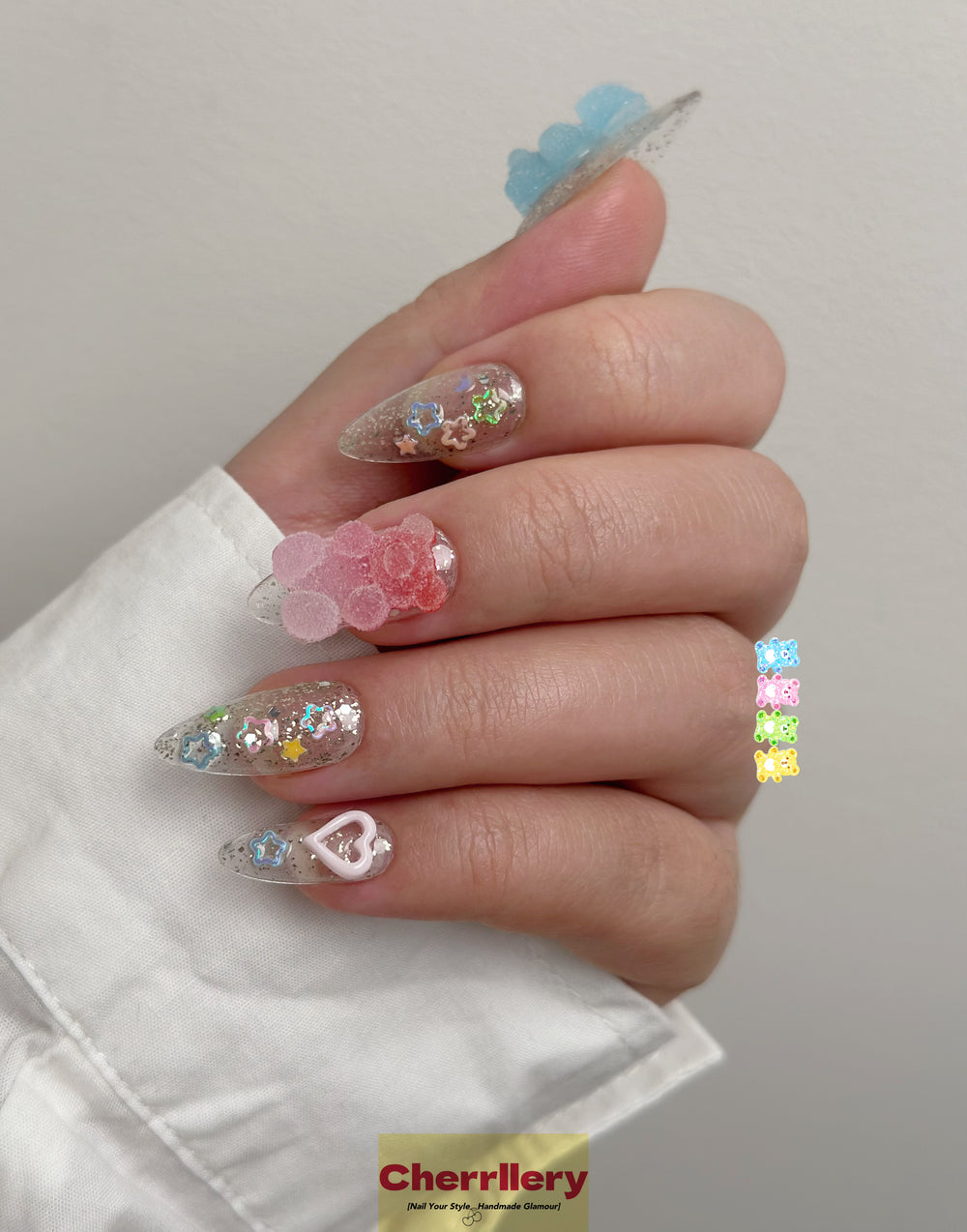 Fluffy Rainbow Bear