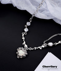 Twilight Heart Opal Necklace