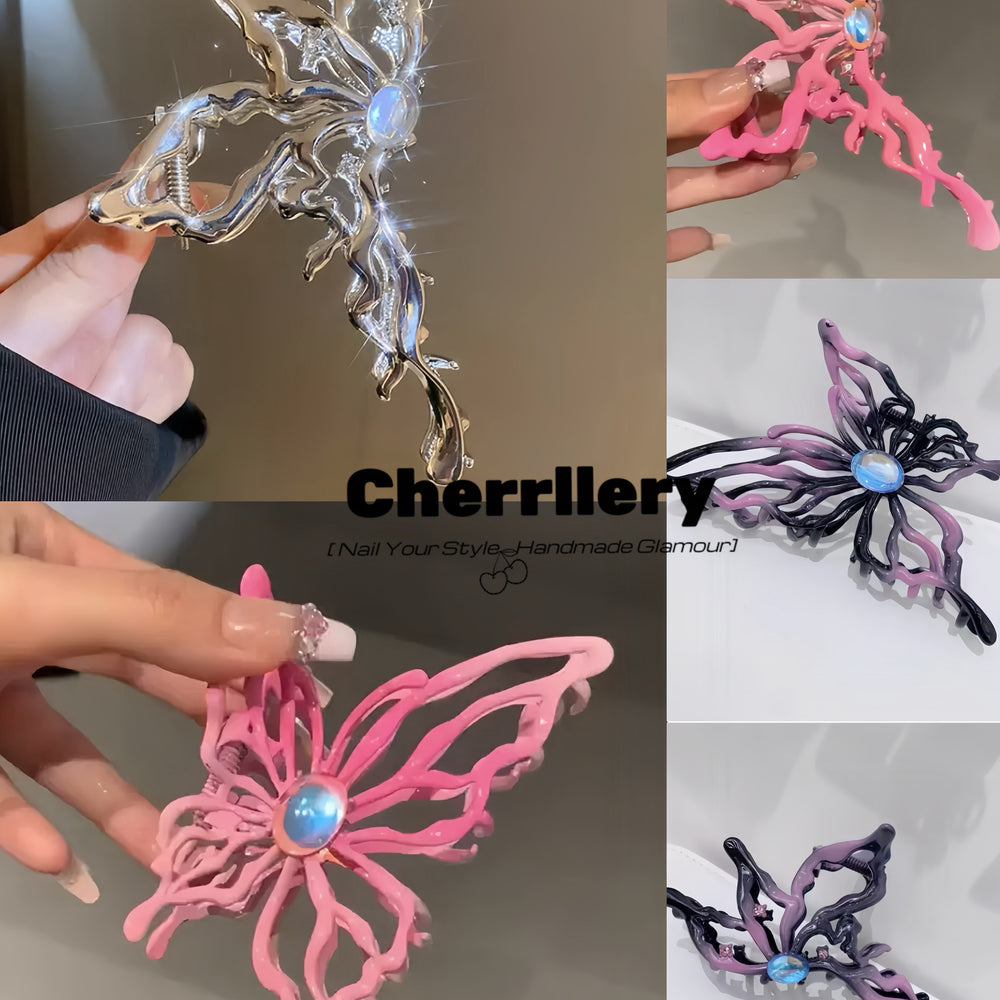 Cyber Wings Hair Clip