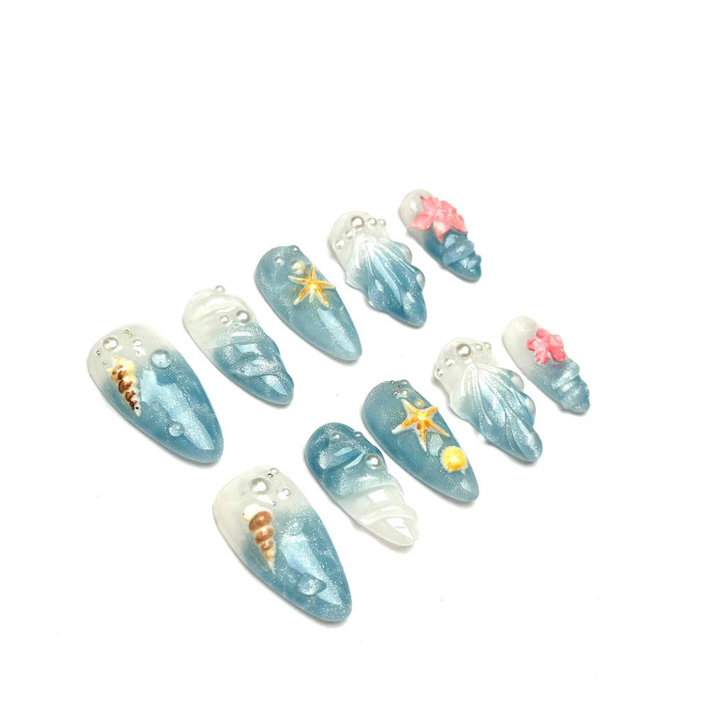 Seashell Blue Blush