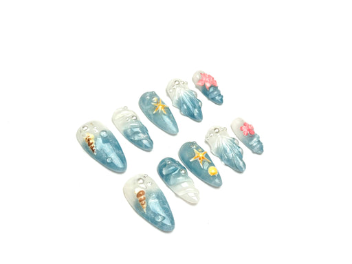 Seashell Blue Blush