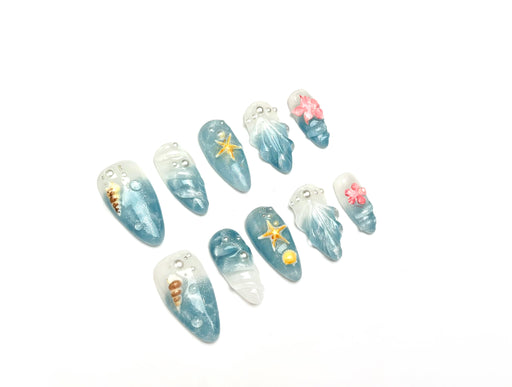 Seashell Blue Blush
