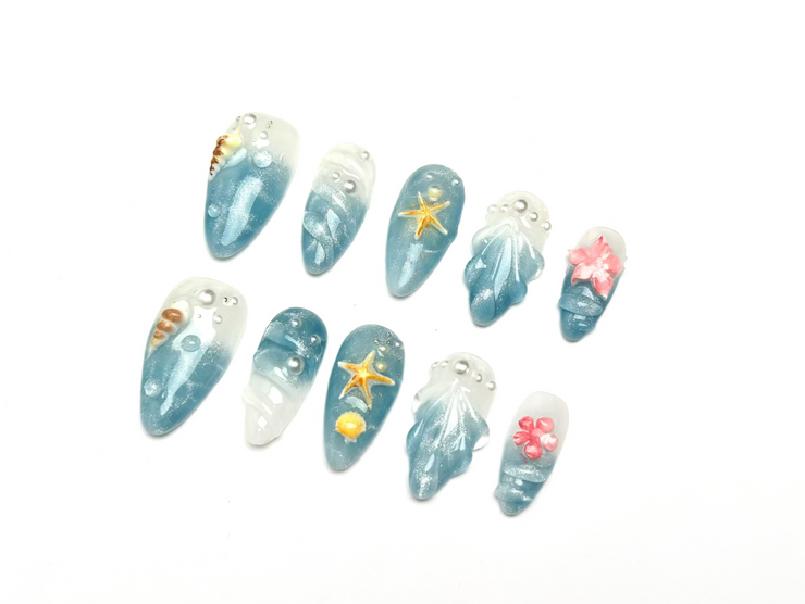 Seashell Blue Blush