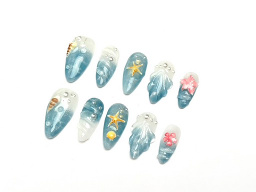 Seashell Blue Blush