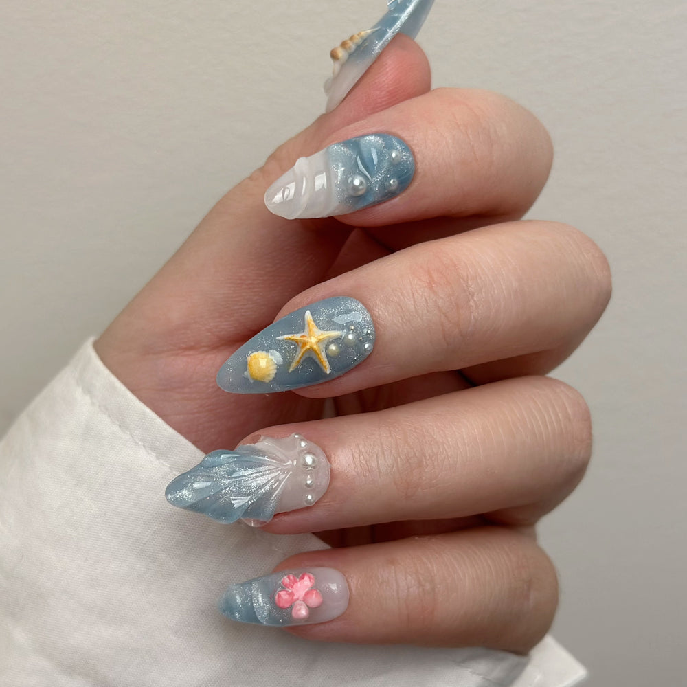 Seashell Blue Blush