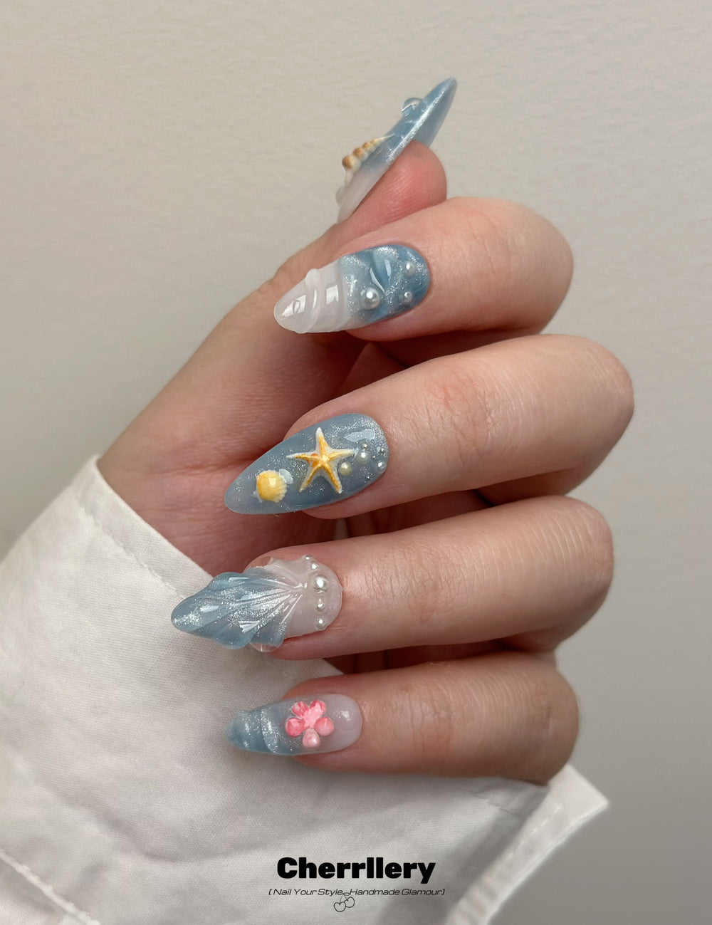 Seashell Blue Blush
