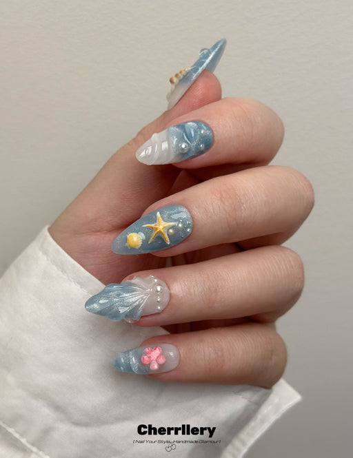 Seashell Blue Blush