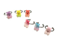Fluffy Bear Ring Set